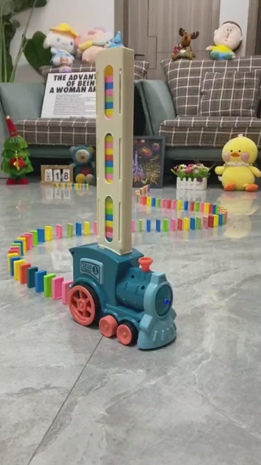 Train Toy Domino Set for Kids BPA Free Plastic with Sound Effects